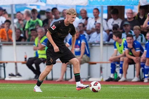 05.08.2026, xydrx, Fußball, Testspiel, FC Rottach-Egern - Borussia Mönchengladbach, Saison 2026 2027, Stadion am Birkenmoos: Edin Biber (Borussia Moenchengladbach, 24) DFB regulations prohibit any use of photographs as image sequences and or quasi-video. *** August 5, 2026, xydrx, soccer, friendly match, FC Rottach Egern vs. Borussia Mönchengladbach, 2026–2027 season, Birkenmoos Stadium, Edin Biber, Borussia Mönchengladbach, 24. DFB regulations prohibit any use of photographs as image sequences and or quasi-video Copyright: HMBxMedia YannisxDreimann