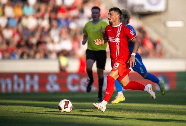 FUSSBALL REGIONALLIGA NORDOST - SAISON 2026-2027 - 3. SPIELTAG FC ROT WEISS ERFURT - SV TASMANIA BERLIN ** NUR FÜR REDAKTIONELLE ZWECKE ** EDITORIAL USE ONLY **<p>05 08 2026-Erfurt: Fussball Regionalliga Nordost 3. Spieltag Saison 2026-2027 Steigerwaldstadion FC Rot Weiss Erfurt - SV Tasmania Berlin im Foto: Stanislav Fehler 11 (FC Rot‘Weiß Erfurt) ( Deutschland Thueringen Erfurt Copyright: SaschaxFromm *** SOCCER REGIONAL LEAGUE NORTHEAST 2026–2027 SEASON, MATCHDAY 3: FC ROT WEISS ERFURT VS. SV TASMANIA BERLIN ** FOR EDITORIAL USE ONLY ** EDITORIAL USE ONLY ** p 05 08 2026 Erfurt Soccer Northeast Regional League Matchday 3, 2026–2027 Season, Steigerwaldstadion, FC Rot-Weiss Erfurt vs. SV Tasmania Berlin, photo by Stanislav Fehler 11 FC Rot’Weiss Erfurt Germany Thuringia Erfurt Copyright SaschaxFromm Copyright: SaschaxFromm doc871c5wpiyleafs3vufx ,EDITORIAL USE ONLY