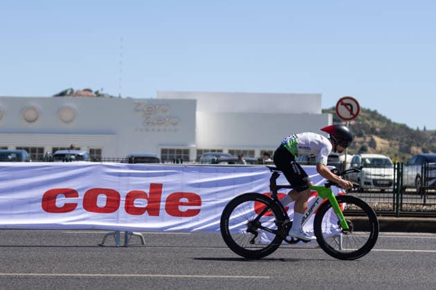 Volta A Portugal 2026 - Prologue Pedro Leme of Locatel Meo Swift Pro Cycling rides during the prologue of the Volta a Portugal 2026 in Lisbon, Portugal, on August 5, 2026. Lisbon Portugal  Copyright: xEduardoxAlmeidax originalFilename:almeida-voltaapo260805_npD9q.jpg