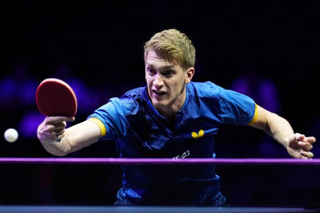 Anton Kallberg (SWE), AUGUST 6, 2026 - Table tennis, Tischtennis : WTT Champions Yokohama 2026 Mens singles round of 32 at Yokohama BUNTAI, Kanagawa, Japan. Noxthirdxpartyxsales  aflo_340203507 KenxAsakurax