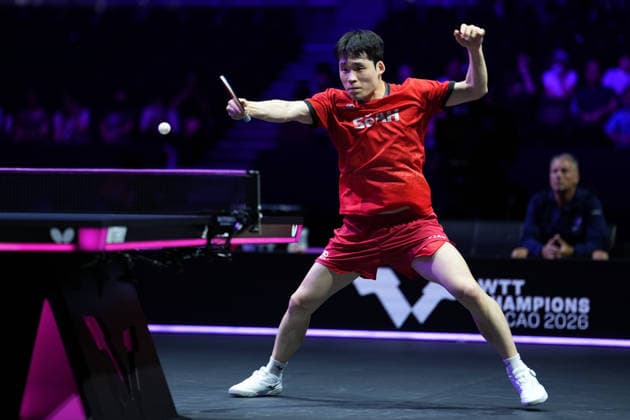 Jang Woojin (KOR), AUGUST 6, 2026 - Table tennis, Tischtennis : WTT Champions Yokohama 2026 Mens singles round of 32 at Yokohama BUNTAI, Kanagawa, Japan. Noxthirdxpartyxsales  aflo_340203518 KenxAsakurax