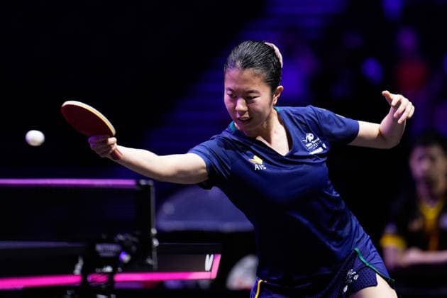 Yangzi Liu (AUS), AUGUST 6, 2026 - Table tennis, Tischtennis : WTT Champions Yokohama 2026 Womens singles round of 32 at Yokohama BUNTAI, Kanagawa, Japan. Noxthirdxpartyxsales  aflo_340203550 KenxAsakurax