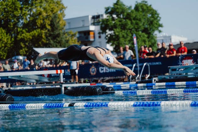 VARIOUS SPORTS - World Championship, WM, Weltmeisterschaft 2026 WIENER NEUSTADT,AUSTRIA,06.AUG.26 - VARIOUS SPORTS - CISM World Championship 2026, military pentathlon. Image shows Beata Seikkula (FIN).  GEPAxpictures xAlexanderxSolc