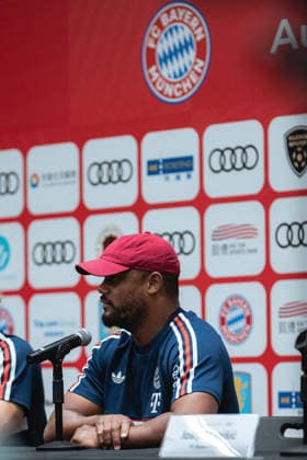 August 6, 2026, Hong Kong, China: Vincent Kampany of FC Bayern Munich during Audi Football Summit 2026 FC Bayern Munich press conference, PK, Pressekonferenz at Kai Tak Stadium in Hong Kong on August 6, 2026. Audi Football Summit 2026 FC Bayern Munich Press Conference  - ZUMAn333 20260806_znp_n333_003 Copyright: xKaxLokxNgx