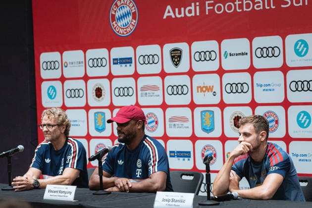 August 6, 2026, Hong Kong, China: Vincent Kampany of FC Bayern Munich during Audi Football Summit 2026 FC Bayern Munich press conference, PK, Pressekonferenz at Kai Tak Stadium in Hong Kong on August 6, 2026. Audi Football Summit 2026 FC Bayern Munich Press Conference  - ZUMAn333 20260806_znp_n333_011 Copyright: xKaxLokxNgx
