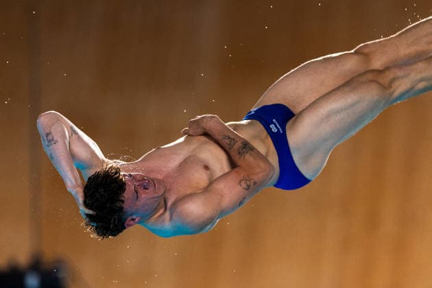SWIMMING - EAC 2026 PARIS,FRANCE,06.AUG.26 - SWIMMING - European Aquatics Championships Paris 2026, diving, 10m platform, men. Image shows Noah WIlliams (GBR).  GEPAxpictures xPhilippxBrem