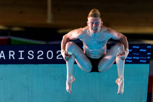 Sport Bilder des Tages SWIMMING - EAC 2026 PARIS,FRANCE,06.AUG.26 - SWIMMING - European Aquatics Championships Paris 2026, diving, 10m platform, men. Image shows Jaden Eikermann (GER).  GEPAxpictures xPhilippxBrem