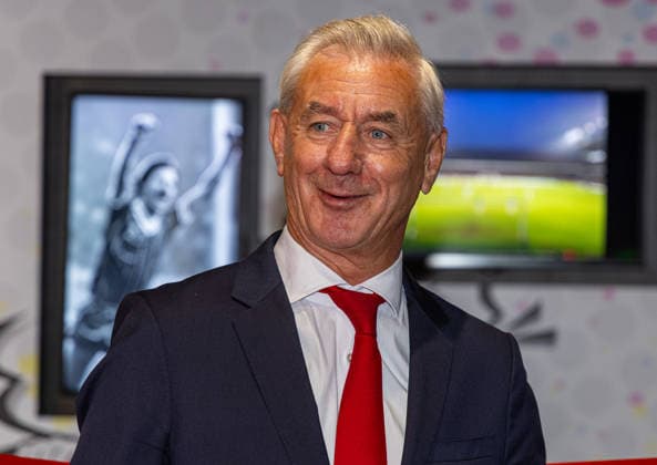 Football - Goal Rush Exhibition LIVERPOOL, ENGLAND - Wednesday, August 5, 2026: Ian Rush, Liverpool s all-time leading goal-scorer, attends at the opening of All You Need Is Rush an exhibition of his career with Liverpool, Juventus and Wales at the Liverpool FC Museum at Anfield. (Photo by David Rawcliffe Propaganda) LIVERPOOL Anfield MERSEYSIDE ENGLAND  Copyright: xDavidxRawcliffex 2026-08-05-003-All_You_Need_Is_Rush