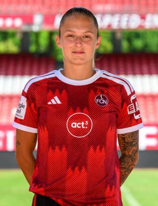 04.08.2026 - 1. FC Nürnberg FCN ( Club Clubfrauen ) - 1. Frauen Fussball Bundesliga BL - Saison 2026 2027 - Fototermin Porträttermin Vorstellung Präsentation Pressetermin - - xwoxzix - Einzelbild Einzelfoto Portrait Porträt Kopfbild - Fany Proniez (3, 1. FC Nürnberg FCN ) *** August 4, 2026 1 FC Nuremberg FCN Club Women s Team Women s Soccer Bundesliga (BL) 2026–2027 Season Photo Shoot Portrait Session Introduction Presentation Press Event xwoxzix Single Image Single Photo Portrait Headshot Fany Proniez 3, 1 FC Nuremberg FCN