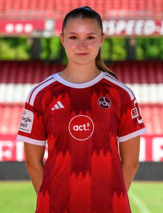04.08.2026 - 1. FC Nürnberg FCN ( Club Clubfrauen ) - 1. Frauen Fussball Bundesliga BL - Saison 2026 2027 - Fototermin Porträttermin Vorstellung Präsentation Pressetermin - - xwoxzix - Einzelbild Einzelfoto Portrait Porträt Kopfbild - Hanna Deuber (29, 1. FC Nürnberg FCN ) *** August 4, 2026 1 FC Nürnberg FCN Club Women s Team Women s Soccer Bundesliga (BL) 2026–2027 Season Photo Shoot Portrait Session Introduction Presentation Press Conference xwoxzix Single Image Individual Photo Portrait Headshot Hanna Deuber 29, 1 FC Nuremberg FCN