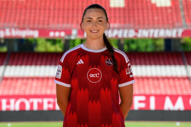 04.08.2026 - 1. FC Nürnberg FCN ( Club Clubfrauen ) - 1. Frauen Fussball Bundesliga BL - Saison 2026 2027 - Fototermin Porträttermin Vorstellung Präsentation Pressetermin - - xwoxzix - Einzelbild Einzelfoto Portrait Porträt Kopfbild - Leia Varley (2, 1. FC Nürnberg FCN ) *** August 4, 2026 1 FC Nürnberg FCN Club Women s Team Women s Soccer Bundesliga (BL) 2026–2027 Season Photo Shoot Portrait Session Introduction Presentation Press Event xwoxzix Single Image Individual Photo Portrait Headshot Leia Varley 2, 1 FC Nuremberg FCN