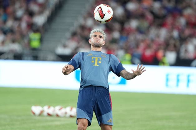 Audi Football Summit 2026 FC Bayern Munich - Open Training Luis Diaz of FC Bayern Munich during a Open Training of Audi Football Summit 2026 on August 6, 2026 in Hong Kong. (Photo by Ellan Mad Nexpher Images) Hong Kong