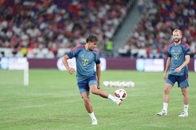 Audi Football Summit 2026 FC Bayern Munich - Open Training Leon Christoph Goretzka of FC Bayern Munich during a Open Training of Audi Football Summit 2026 on August 6, 2026 in Hong Kong. (Photo by Ellan Mad Nexpher Images) Hong Kong