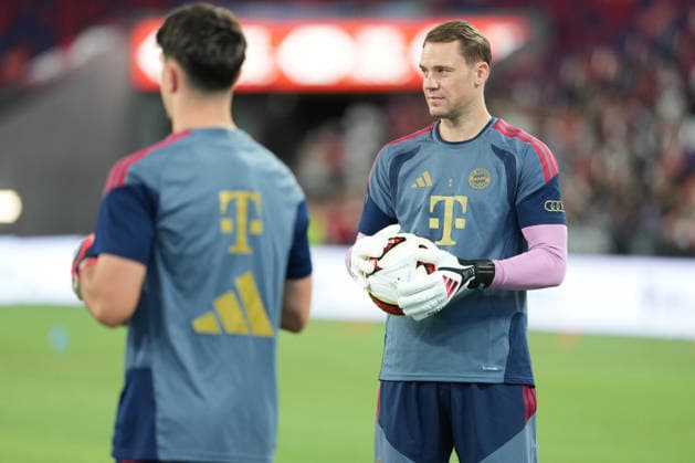 Audi Football Summit 2026 FC Bayern Munich - Open Training Manuel Neuer of FC Bayern Munich during a Open Training of Audi Football Summit 2026 on August 6, 2026 in Hong Kong. (Photo by Ellan Mad Nexpher Images) Hong Kong