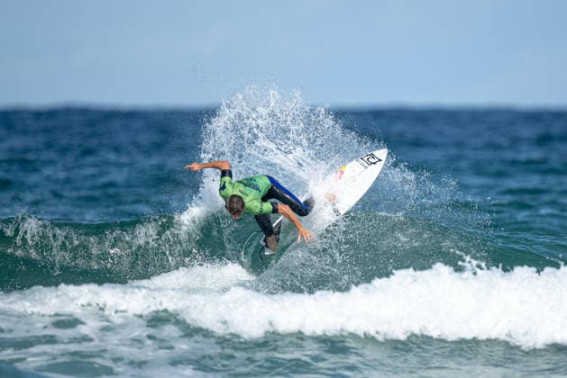 Surfing, Boardmasters 2026, World Surf League Lukas Skinner (Great Britain) during the Boardmasters 2026 surfing championships at Fistral Beach, Newquay, UK on 6 August 2026. Newquay Fistral Beach Hampshire UK Editorial use only , Copyright: xStevexBaileyx PSI-24643-0023
