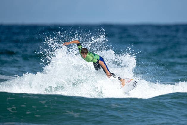 Surfing, Boardmasters 2026, World Surf League Lukas Skinner (Great Britain) during the Boardmasters 2026 surfing championships at Fistral Beach, Newquay, UK on 6 August 2026. Newquay Fistral Beach Hampshire UK Editorial use only , Copyright: xStevexBaileyx PSI-24643-0032