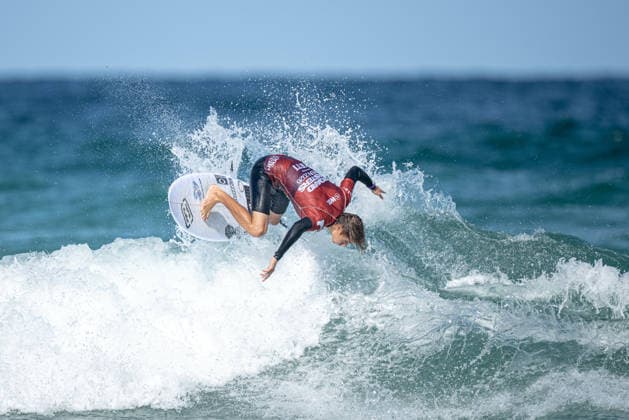 Surfing, Boardmasters 2026, World Surf League Sam Piter (France) during the semi-final of Boardmasters 2026 surfing championships at Fistral Beach, Newquay, UK on 6 August 2026. Newquay Fistral Beach Hampshire UK Editorial use only , Copyright: xStevexBaileyx PSI-24643-0081