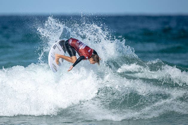Surfing, Boardmasters 2026, World Surf League Sam Piter (France) during the semi-final of Boardmasters 2026 surfing championships at Fistral Beach, Newquay, UK on 6 August 2026. Newquay Fistral Beach Hampshire UK Editorial use only , Copyright: xStevexBaileyx PSI-24643-0082