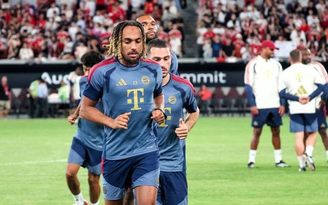 HKG, Sacha Boey (Bayern Muenchen 23) Training FC Bayern Muenchen in Kowloon, Hong Kong am 06. 08.2026, Saison 2026-27, Training FC Bayern Muenchen in Kowloon, Hong Kong am 06. 08.2026, Saison 2026-27 Hong Kong *** HKG, Sacha Boey, Bayern Munich 23, FC Bayern Munich training session in Kowloon, Hong Kong on August 6, 2026, 2026–27 season, FC Bayern Munich training session in Kowloon, Hong Kong on August 6, 2026, 2026–27 season, Hong Kong Copyright: xEibner-Pressefotox EP_JNL