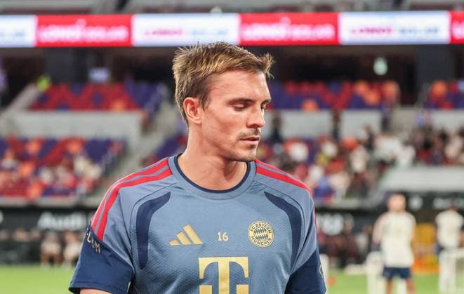 HKG, Joao Palhinha (Bayern Muenchen 16), Training FC Bayern Muenchen in Kowloon, Hong Kong am 06. 08.2026, Saison 2026-27, Training FC Bayern Muenchen in Kowloon, Hong Kong am 06. 08.2026, Saison 2026-27 Hong Kong *** HKG, Joao Palhinha, Bayern Munich 16, FC Bayern Munich training session in Kowloon, Hong Kong on August 6, 2026, 2026–27 season, FC Bayern Munich training session in Kowloon, Hong Kong on August 6, 2026, 2026–27 season, Hong Kong Copyright: xEibner-Pressefotox EP_JNL