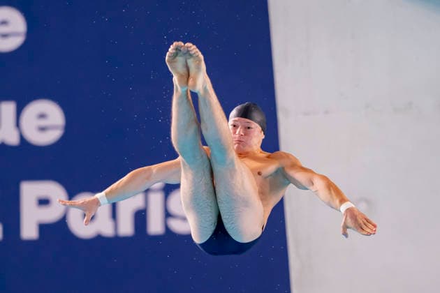 France, Paris, Centre Aquatique Olympique Metropole du Grand Paris, 06.08.2026, European Aquatics Championships Artistic Swimming, Day 7, Mens 10m Platform Preliminary, Anton Knoll of Austria, Photo by Eibner Pressefoto Tino Henschel European Aquatics Championships Artistic Swimming, Day 7, Mens 10m Platform Preliminary Paris *** France, Paris, Centre Aquatique Olympique Metropole du Grand Paris, August 6, 2026, European Aquatics Championships – Artistic Swimming, Day 7, Men’s 10m Platform Preliminary, Anton Knoll of Austria, Photo by Eibner Pressefoto Tino Henschel European Aquatics Championships Artistic Swimming, Day 7, Men’s 10m Platform Preliminary, Paris Copyright: xEibnerxPressefotox