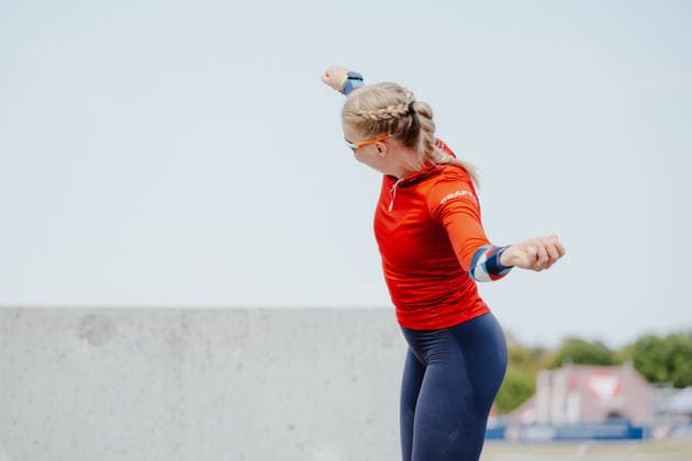 VARIOUS SPORTS - World Championship, WM, Weltmeisterschaft 2026 WIENER NEUSTADT,AUSTRIA,06.AUG.26 - VARIOUS SPORTS - CISM World Championship 2026, military pentathlon. Image shows Sigrid Skei (NOR).  GEPAxpictures xAlexanderxSolc