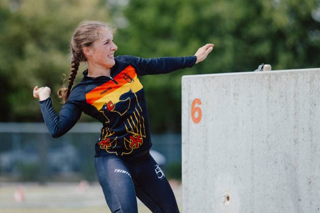 VARIOUS SPORTS - World Championship, WM, Weltmeisterschaft 2026 WIENER NEUSTADT,AUSTRIA,06.AUG.26 - VARIOUS SPORTS - CISM World Championship 2026, military pentathlon. Image shows Elena Nicoletti (GER).  GEPAxpictures xAlexanderxSolc