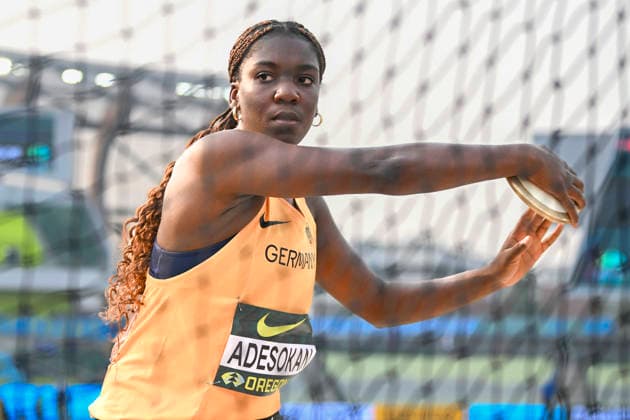 World Athletics U20 Championships Oregon 2026 EUGENE, UNITED STATES OF AMERICA - AUGUST 6, 2026 : Favour Adesokan (GER) competing during the World Athletics U20 Championships Oregon 2026 at Hayward Field on August 6, 2026 in Eugene, United States Of America. *** World Athletics U20 Championships, Oregon 2026 EUGENE, UNITED STATES OF AMERICA AUGUST 6, 2026 Favour Adesokan (GER) competing during the World Athletics U20 Championships Oregon 2026 at Hayward Field on August 6, 2026, in Eugene, United States of America Copyright: xBEAUTIFULxSPORTS DecaxText&Bildx