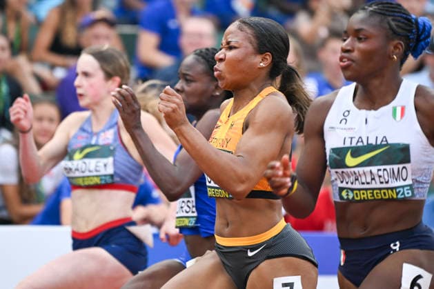World Athletics U20 Championships Oregon 2026 EUGENE, UNITED STATES OF AMERICA - AUGUST 6, 2026 : Lena Anochili (GER) competing during the World Athletics U20 Championships Oregon 2026 at Hayward Field on August 6, 2026 in Eugene, United States Of America. *** World Athletics U20 Championships, Oregon 2026, EUGENE, UNITED STATES OF AMERICA AUGUST 6, 2026 Lena Anochili (GER) competing during the World Athletics U20 Championships Oregon 2026 at Hayward Field on August 6, 2026, in Eugene, United States of America Copyright: xBEAUTIFULxSPORTS DecaxText&Bildx