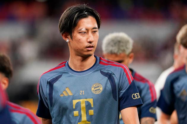 HONGKONG-SOCCER FOOTBALL-FEST Hiroki Ito of FC Bayern Munich during open training at Kai Tan Stadium during the Audi Football Summit 2026 in Hong Kong, August 6, 2026. NEXPHER Vernon Yuen HONG KONG