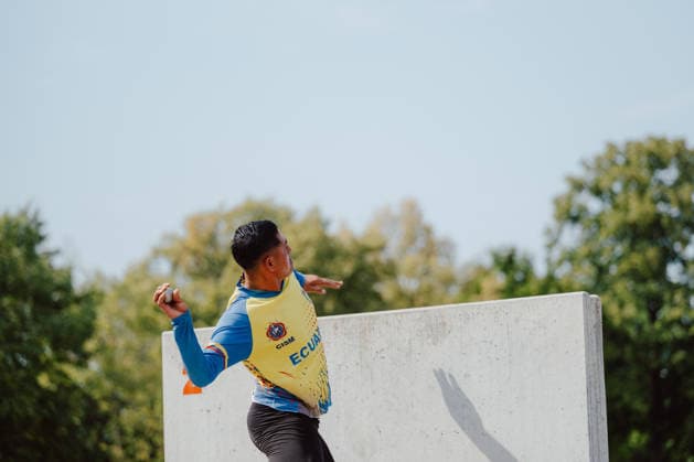 VARIOUS SPORTS - World Championship, WM, Weltmeisterschaft 2026 WIENER NEUSTADT,AUSTRIA,06.AUG.26 - VARIOUS SPORTS - CISM World Championship 2026, military pentathlon. Image shows William Lisandro Altamirano Arcos (ECU).  GEPAxpictures xAlexanderxSolc