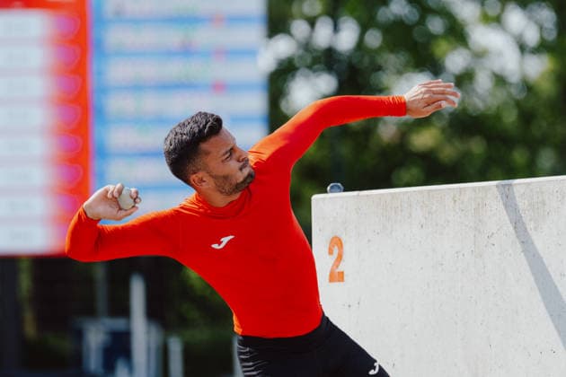 VARIOUS SPORTS - World Championship, WM, Weltmeisterschaft 2026 WIENER NEUSTADT,AUSTRIA,06.AUG.26 - VARIOUS SPORTS - CISM World Championship 2026, military pentathlon. Image shows Aron Trujillo Tejera (ESP).  GEPAxpictures xAlexanderxSolc