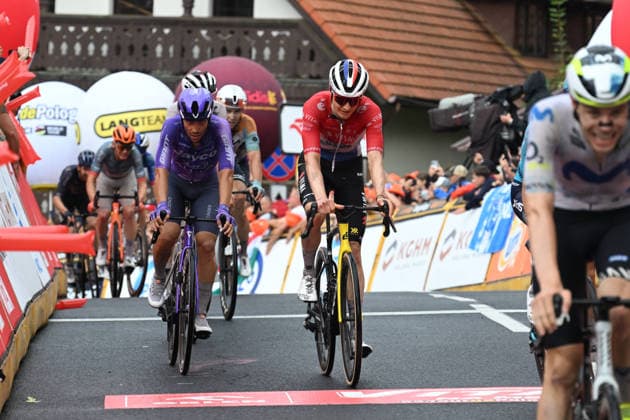 06-08-2026 Tour De Pologne; Tappa 04 Zagan - Karpacz; 2026, Jayco Aula; 2026, Visma - Lease A Bike; Vendrame, Andrea; Kelderman, Wilko; Karpacz; 