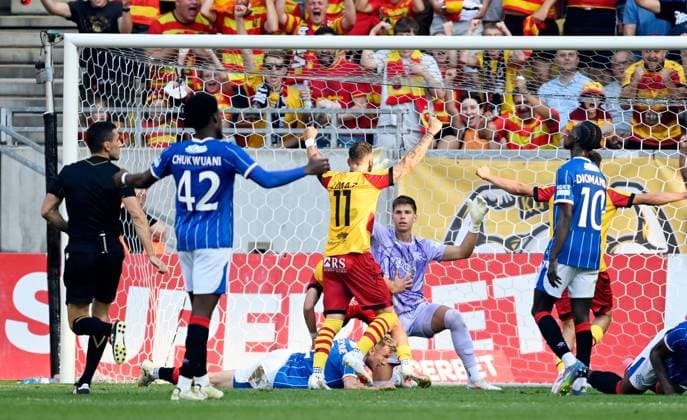 Jesus Imaz of Jagiellonia Bialystok celebrates his sides second goal scored by Kajetan Szmyt of Jagiellonia Bialystok. Jagiellonia Bialystok v Rangers, UEFA Europa League, 3rd Qualifying Round, Football, Chorten Arena, Biaystok, Poland - 06 Aug 2026Bialystok Chorten Arena Scotland Portugal  Copyright: xAdamxNurkiewicz Shutterstockx 17050170an