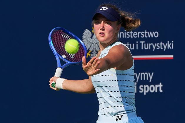 Sport Bilder des Tages Warszawa 06.08.2026. Tennis. WTA, Tennis Damen 125 Warsaw T-Mobile Polish Open, day 5, Warsaw, Poland --- Tenis. Turniej WTA 125 Warsaw T-Mobile Polish Open, dzien 5, Warszawa Persons shown : Vendula Valdmannova (CZE) Fot. Dominika Chmura Arena Akcji NEWSPIX.PL --- newspix.pl 
