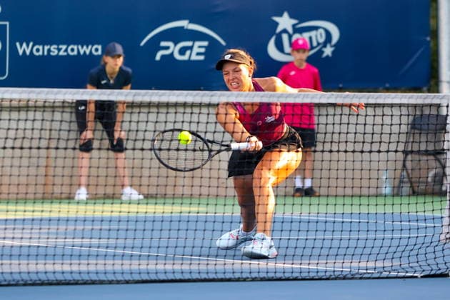 WARSZAWA 06.08.2026 TURNIEJ WTA, Tennis Damen 125 WARSAW T-MOBILE POLISH OPEN - CWIERCFINAL --- TENNIS TOURNAMENT WTA 125 WARSAW T-MOBILE POLISH OPEN - QUARTERFINAL MATCH WERONIKA FALKOWSKA FOT. ANNA KLEPACZKO FOTOPYK NEWSPIX.PL --- newspix.pl 