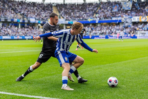 260806 Matties Volckaert of Gent and Noah Tolf of IFK Göteborg during the UEFA Conference League between IFK Göteborg and Gent on August 6, 2026 in Göteborg. Photo: Michael Erichsen BILDBYRAN COP 89 MI1007 fotboll football soccer fotball uefa conference league conference league ifk göteborg gent bbeng *** August 6, 2026: Matties Volckaert of Gent and Noah Tolf of IFK Göteborg during the UEFA Conference League match between IFK Göteborg and Gent on August 6, 2026 in Gothenburg. Photo by Michael Erichsen, BILDBYRAN COP 89 MI1007 soccer football fotball UEFA Conference League Conference League IFK Göteborg Gent bbeng  Copyright: MICHAELxERICHSEN BB260806MI010