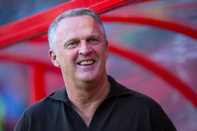 ENSCHEDE , 06 08-2026 , Stadium Grolsch Veste , season 2026 2027 , UEFA Europa League play-off football , match between FC Twente and FC DAC 1904 , picture shows FC Twente coach John van den Brom Twente - DAC 1904  x205488246x Copyright: