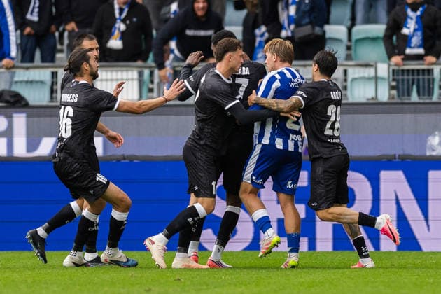 260806 Noah Tolf of IFK Göteborg and players of Gent argue after 0-1 during the UEFA Conference League between IFK Göteborg and Gent on August 6, 2026 in Göteborg. Photo: Michael Erichsen BILDBYRAN COP 89 MI1007 fotboll football soccer fotball uefa conference league conference league ifk göteborg gent bbeng *** August 6, 2026: Noah Tolf of IFK Göteborg and players from Gent argue after the score was 0–1 during the UEFA Conference League match between IFK Göteborg and Gent on August 6, 2026 in Gothenburg. Photo by Michael Erichsen, BILDBYRAN COP 89 MI1007. soccer, football, UEFA Conference League, IFK Göteborg, Gent, bbeng  Copyright: MICHAELxERICHSEN BB260806MI020