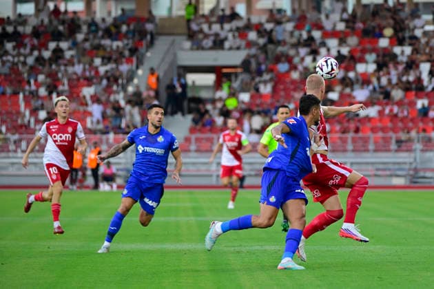 FOOTBALL : AS Monaco VS Getafe CF - 06 08 2026 Pre-season friendly between AS Monaco and Getafe CF on August 6, 2026 at the Louis II Stadium in Monaco. MonacoMonaco  Copyright: xWilliamxCannarellax