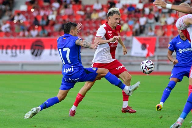 FOOTBALL : AS Monaco VS Getafe CF - 06 08 2026 Aleksandr Golovin (ASM) - Pre-season friendly between AS Monaco and Getafe CF on August 6, 2026 at the Louis II Stadium in Monaco. MonacoMonaco  Copyright: xWilliamxCannarellax
