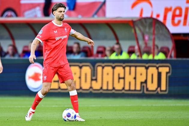 ENSCHEDE , 06Ã08-2026 , Stadium Grolsch Veste , season 2026 2027 , UEFA Europa League play-off football , match between FC Twente and FC DAC 1904 , picture shows FC Twente player Robin Propper Twente - DAC 1904  x205488921x Copyright:
