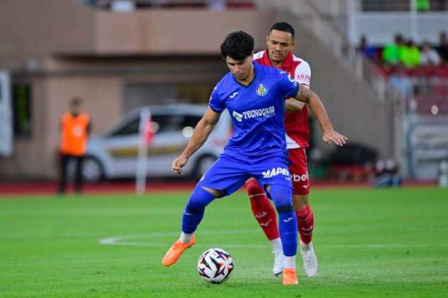 FOOTBALL : AS Monaco VS Getafe CF - 06 08 2026 Marcos Pachon (Getafe CF) - Pre-season friendly between AS Monaco and Getafe CF on August 6, 2026 at the Louis II Stadium in Monaco. MonacoMonaco  Copyright: xWilliamxCannarellax