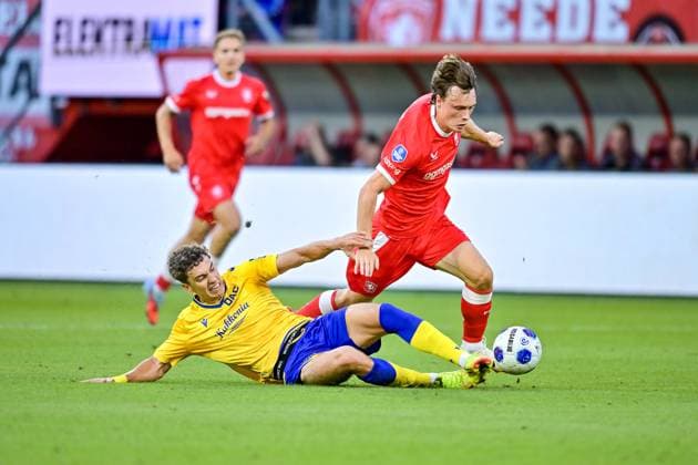 ENSCHEDE , 06Ã08-2026 , Stadium Grolsch Veste , season 2026 2027 , UEFA Europa League play-off football , match between FC Twente and FC DAC 1904 , picture shows FC Twente player Daan Rots Twente - DAC 1904  x205489317x Copyright: