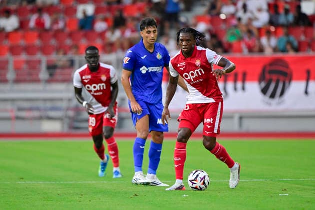 FOOTBALL : AS Monaco VS Getafe CF - 06 08 2026 Nazinho (ASM) - Pre-season friendly between AS Monaco and Getafe CF on August 6, 2026 at the Louis II Stadium in Monaco. MonacoMonaco  Copyright: xWilliamxCannarellax