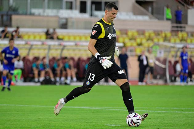 FOOTBALL : AS Monaco VS Getafe CF - 06 08 2026 David Soria (Getafe CF) - Pre-season friendly between AS Monaco and Getafe CF on August 6, 2026 at the Louis II Stadium in Monaco. MonacoMonaco  Copyright: xWilliamxCannarellax