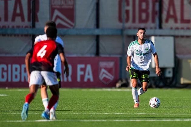 August 6, 2026, Gibraltar, Gibraltar, England: Nikolaos Panagiotou of AC Omonia Nicosia in action during the third qualifying round UEFA Europa League Leg One football match played between Lincoln Red Imps FC and AC Omonia Nicosia at Europa Point stadium on August 6, 2026, in Gibraltar, England Lincoln Red Imps FC V AC Omonia Nicosia - UEFA Europa League  - ZUMAa181 20260806_zaa_a181_042 Copyright: xJoaquinxCorcherox