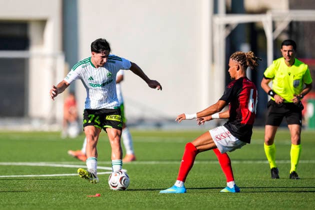 August 6, 2026, Gibraltar, Gibraltar, England: Andreas of AC Omonia Nicosia in action during the third qualifying round UEFA Europa League Leg One football match played between Lincoln Red Imps FC and AC Omonia Nicosia at Europa Point stadium on August 6, 2026, in Gibraltar, England Lincoln Red Imps FC V AC Omonia Nicosia - UEFA Europa League  - ZUMAa181 20260806_zaa_a181_048 Copyright: xJoaquinxCorcherox