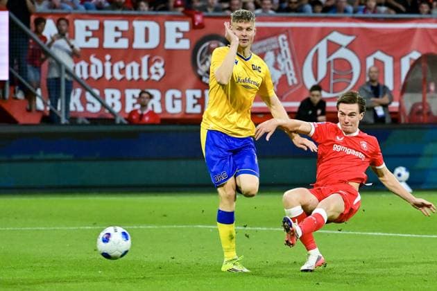ENSCHEDE , 06Ã08-2026 , Stadium Grolsch Veste , season 2026 2027 , UEFA Europa League play-off football , match between FC Twente and FC DAC 1904 , picture shows FC Twente player Daan Rots Twente - DAC 1904  x205490265x Copyright: