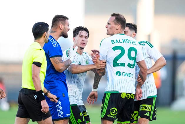August 6, 2026, Gibraltar, Gibraltar, England: Andreas of AC Omonia Nicosia celebrates a goal during the third qualifying round UEFA Europa League Leg One football match played between Lincoln Red Imps FC and AC Omonia Nicosia at Europa Point stadium on August 6, 2026, in Gibraltar, England Gibraltar England - ZUMAa181 20260806_zaa_a181_065 Copyright: xJoaquinxCorcherox